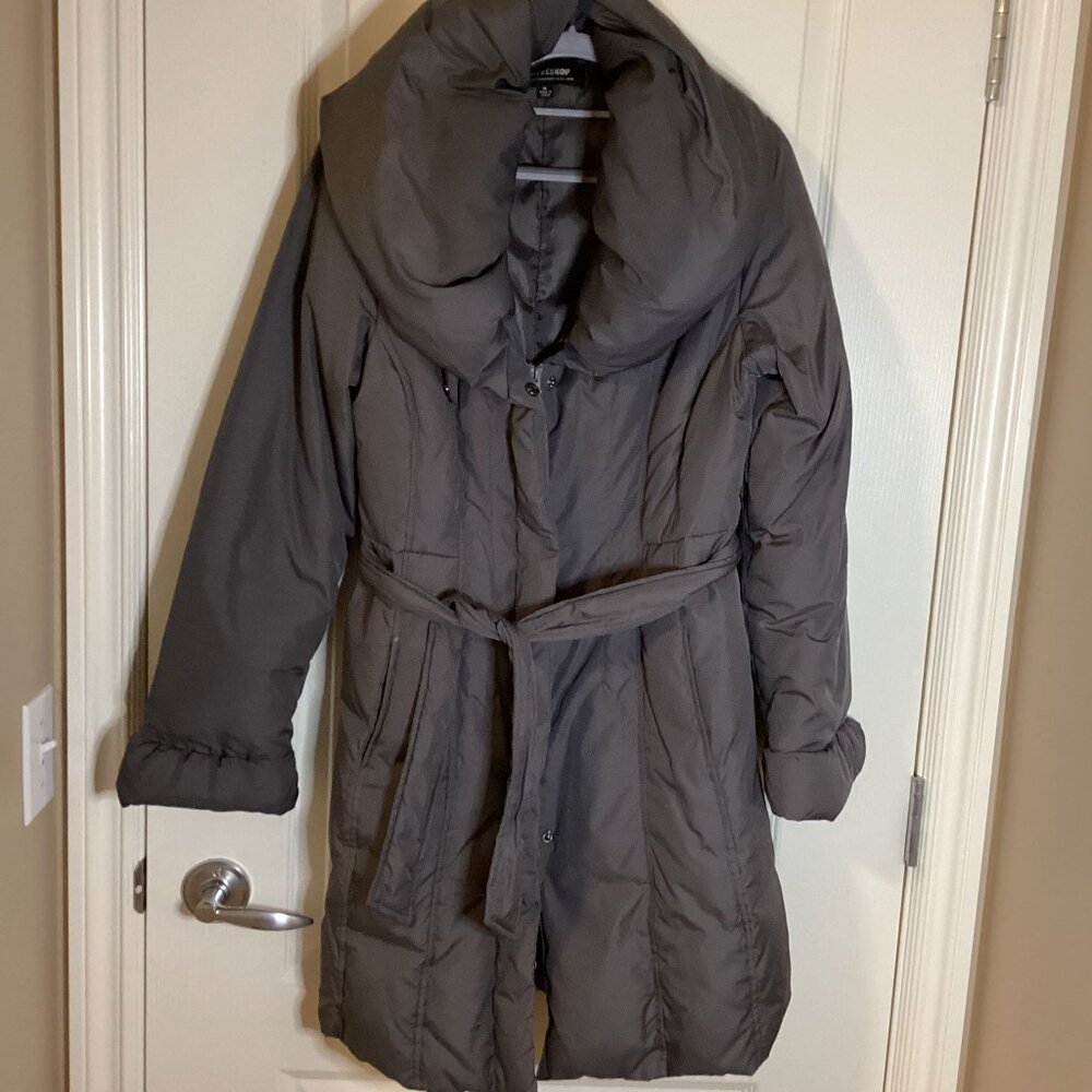 Coffeeshop Women's Winter Down / Feather Lightweight Puffer Coat